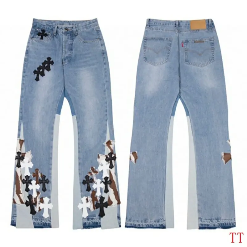 chrome hearts jeans pour unisexe s_125a3ab